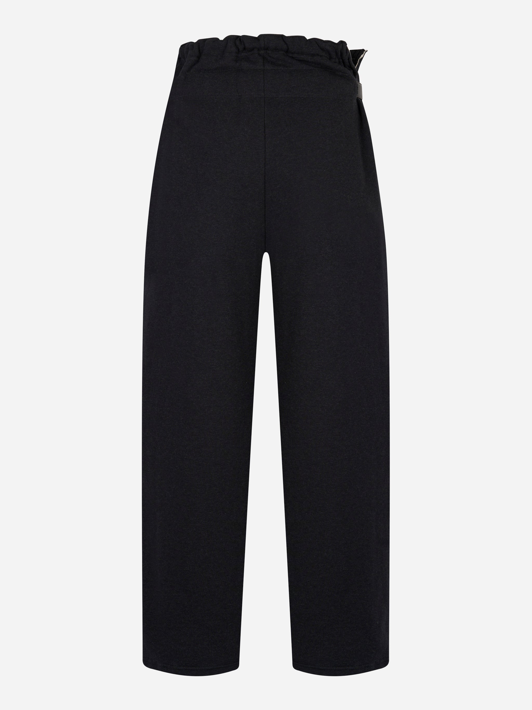 Pantalone MAGLIANO modello Provincia in jersey di cotone nero - vista posteriore