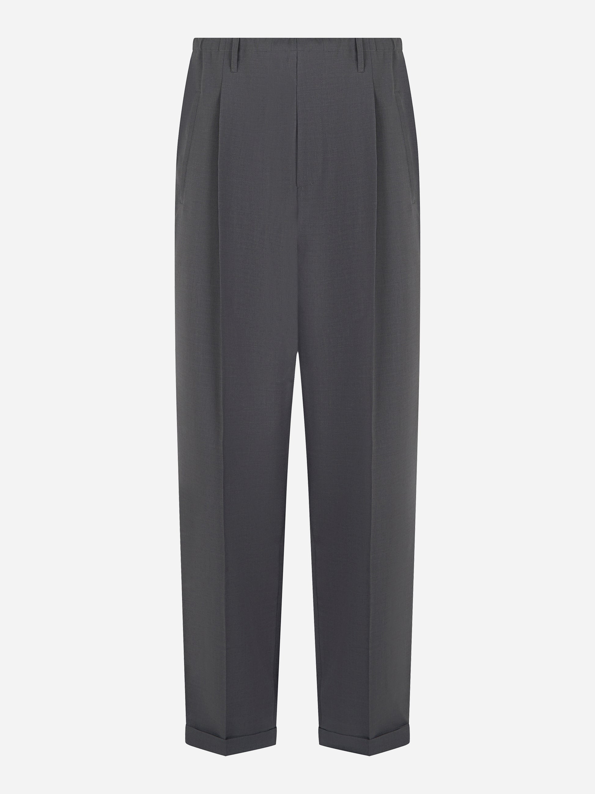 Pantalone Magliano People&#39;s ampio grigio uomo vista frontale