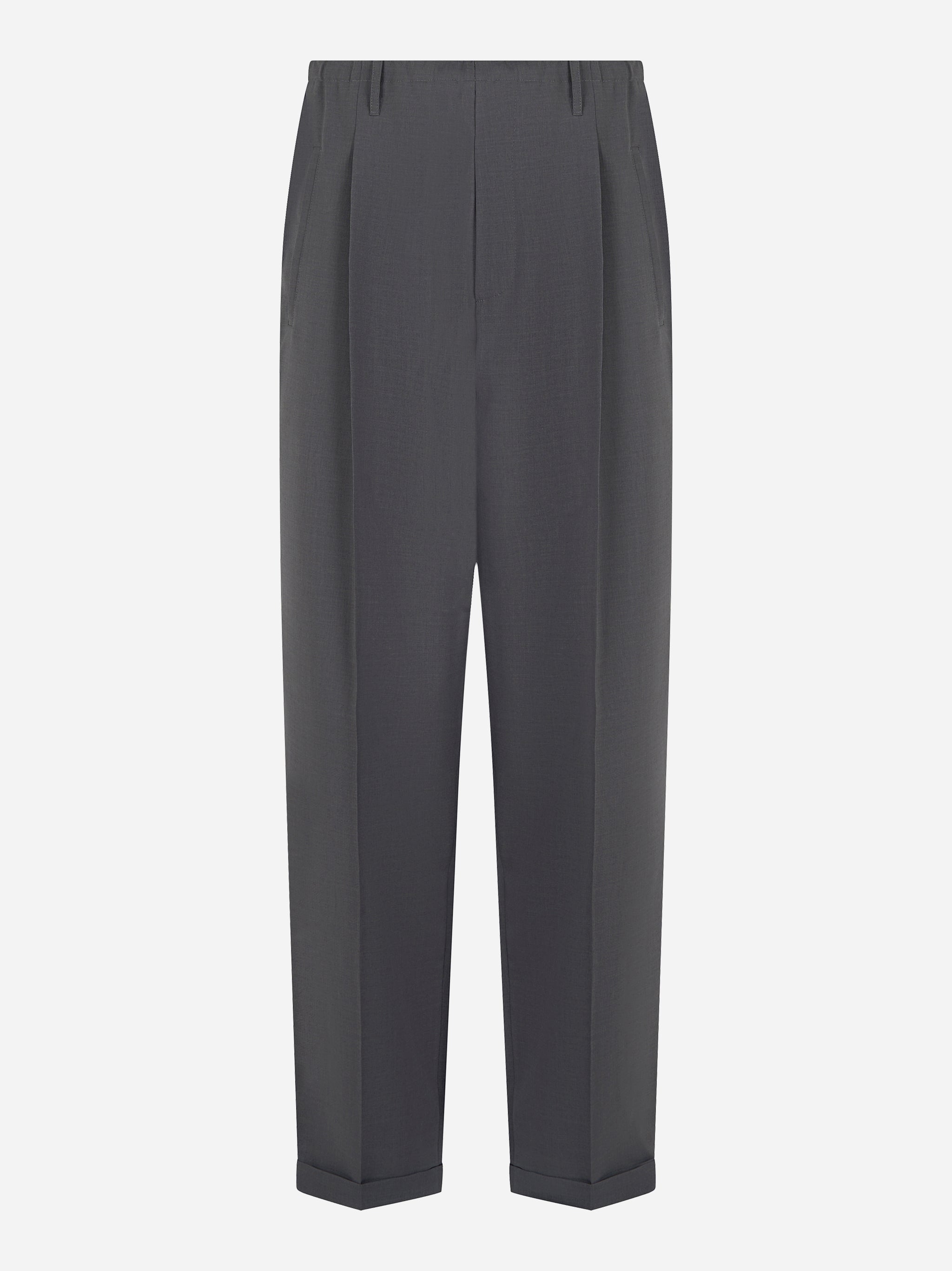 Pantalone Magliano People&#39;s ampio grigio uomo vista frontale