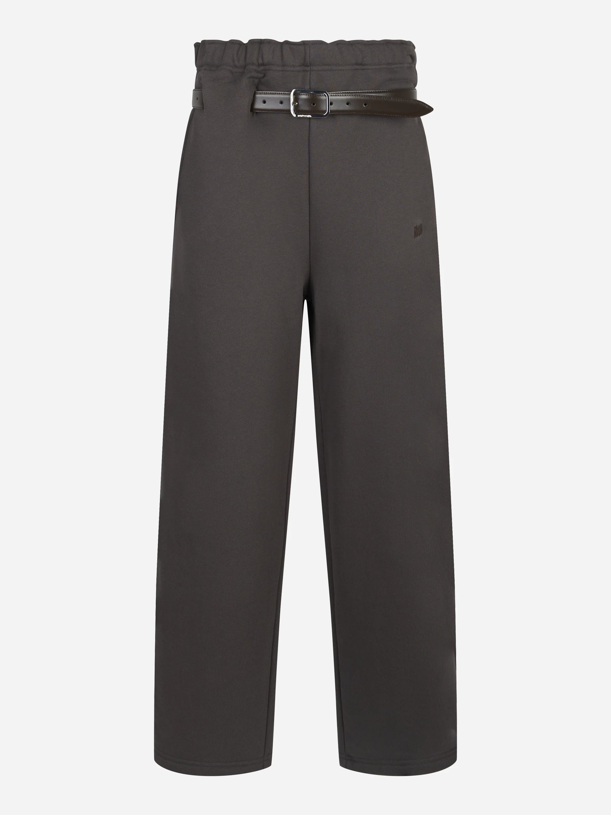 Trackpants Provincia in jersey marrone