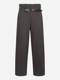 Trackpants Provincia in jersey marrone