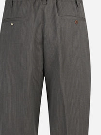 Pantaloni People’s in lana marroni - dettaglio del capo