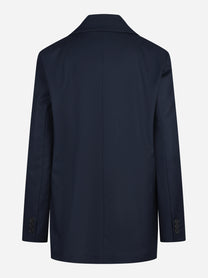 Blazer monopetto oversize blu - vista posteriore