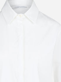 Camicia oversize in cotone bianca - dettaglio del prodotto