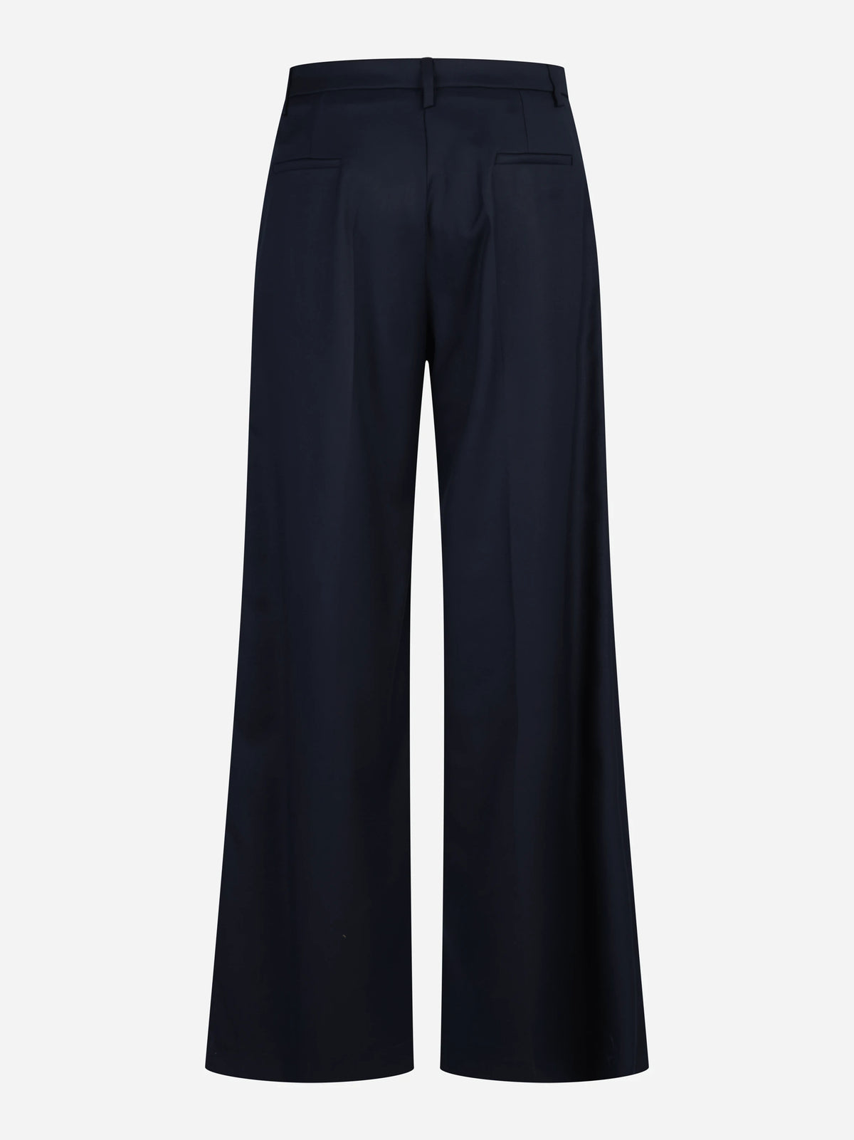 Pantalone dritto con pinces blu - dettaglio del prodotto