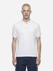 Polo skipper Sloan in cotone bianco