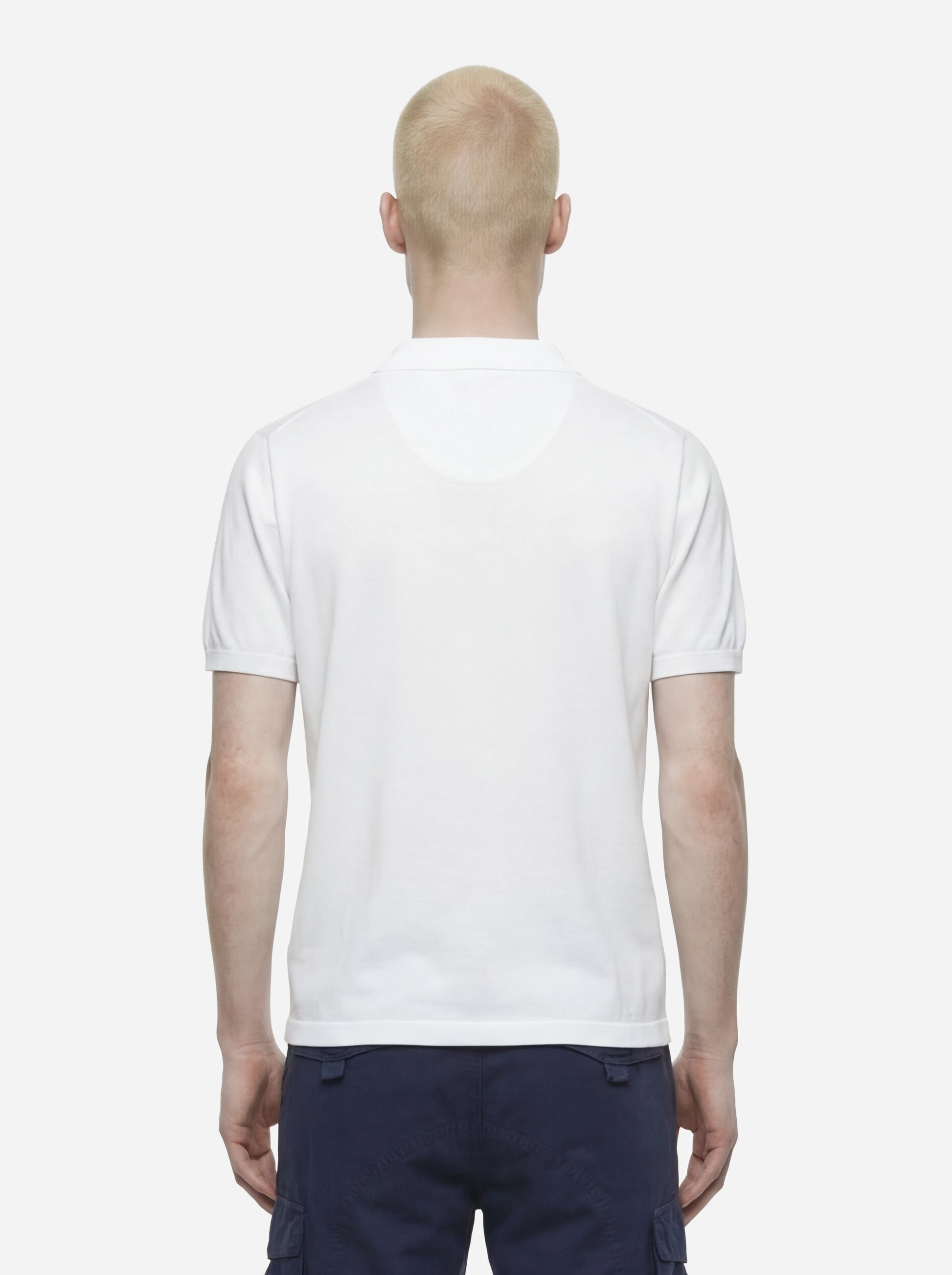 Polo skipper Sloan in cotone bianco