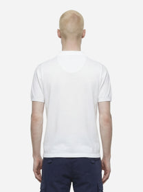Polo skipper Sloan in cotone bianco