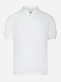 Polo skipper Sloan in cotone bianco