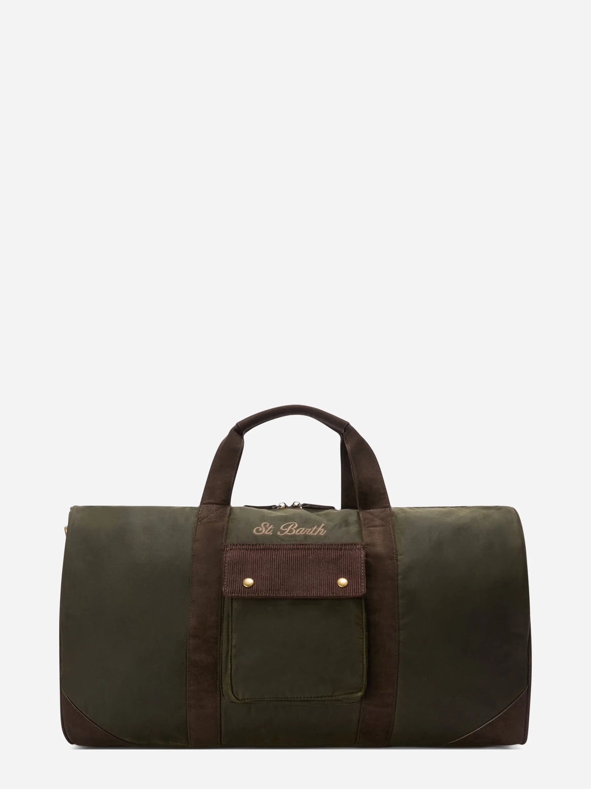Borsone Jetleg Wax verde militare - vista frontale