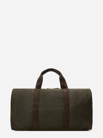 Borsone Jetleg Wax verde militare - vista laterale