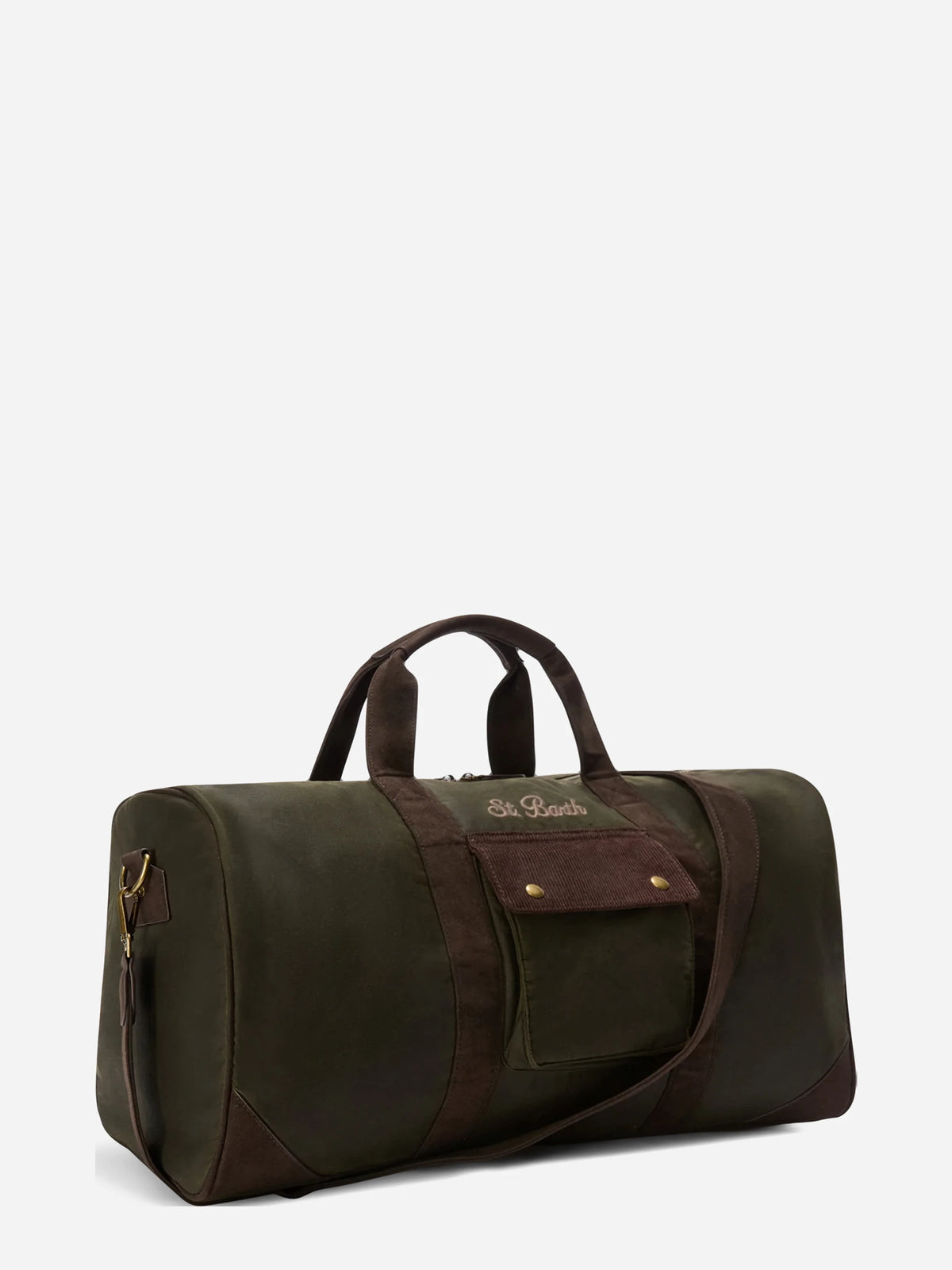 Borsone Jetleg Wax verde militare - vista posteriore