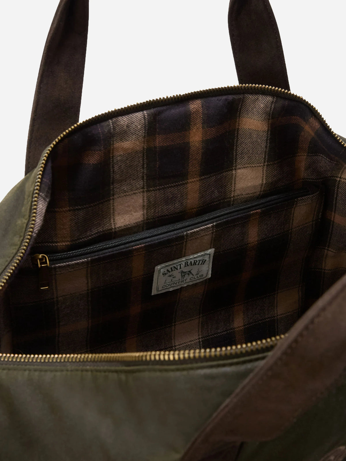 Borsone Jetleg Wax verde militare - dettaglio