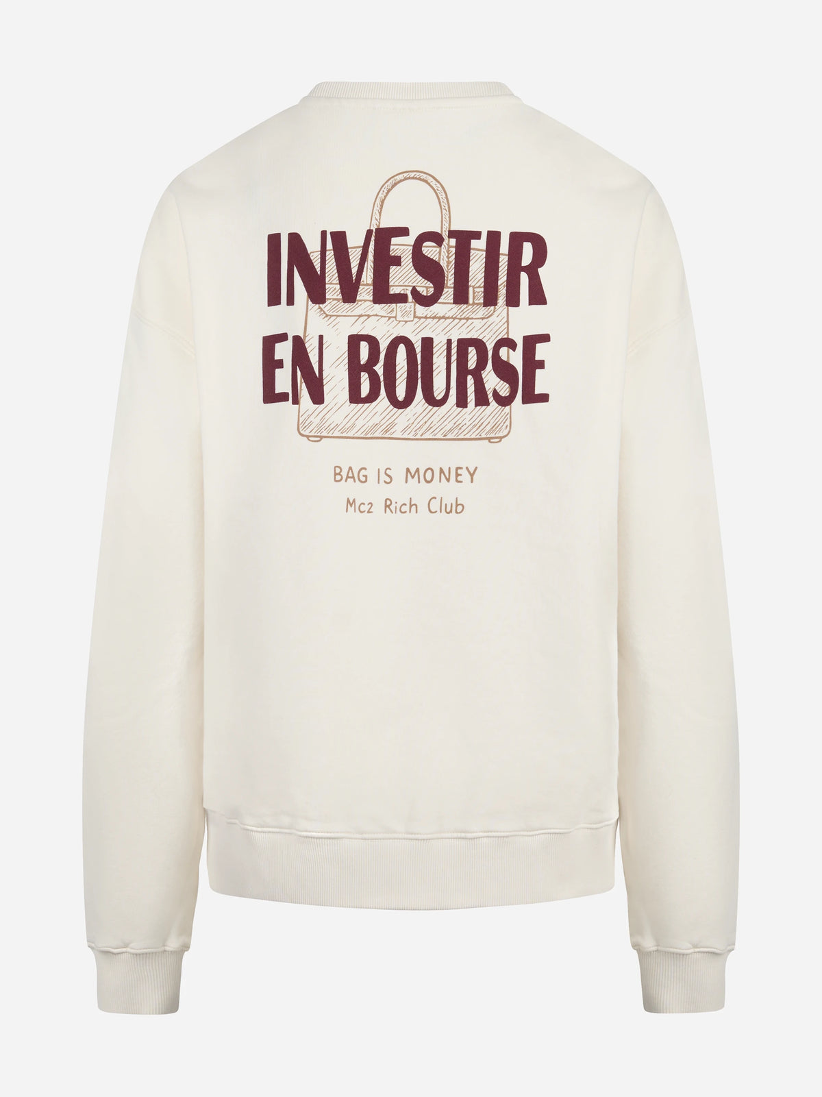 Felpa Stardust Investir en Bourse beige - vista posteriore