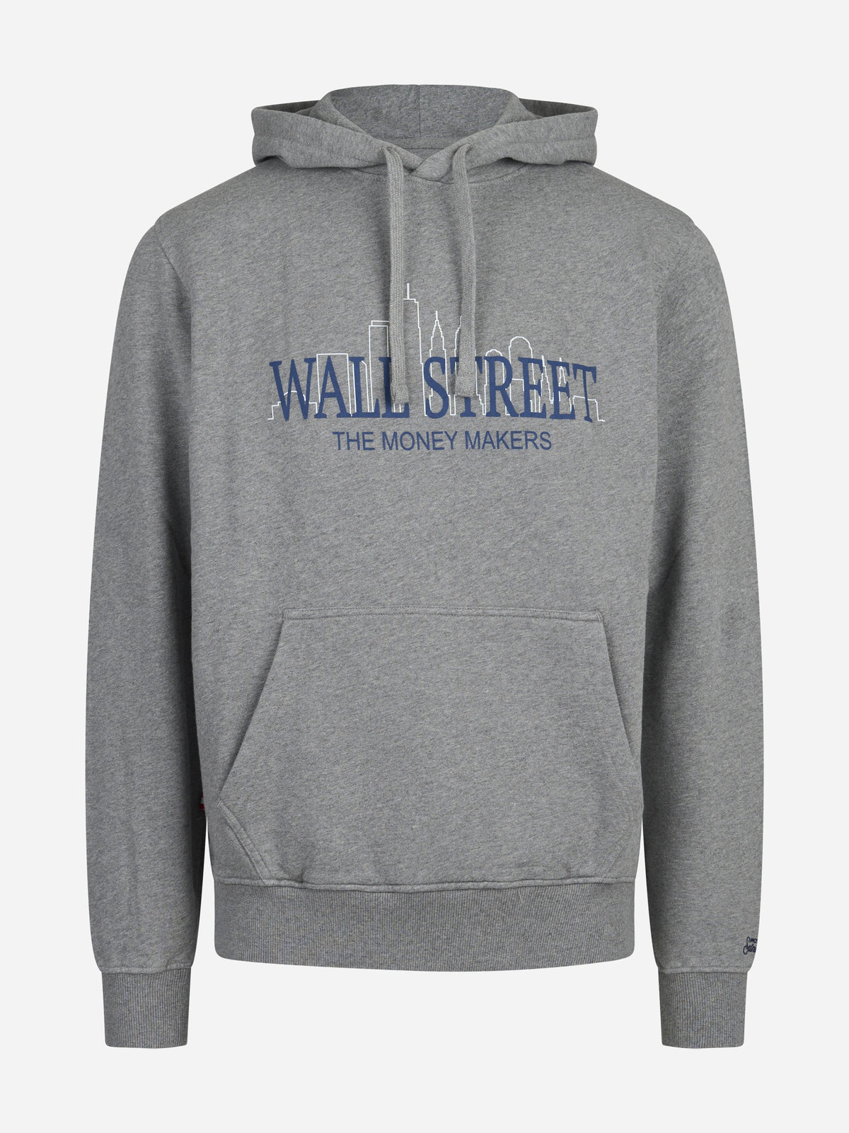 Felpa Tribeca Wall Street grigia - vista frontale