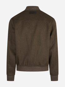 Bomber Camden in misto lana marrone - vista posteriore
