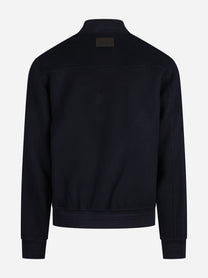 Bomber Camden in misto lana blu - vista posteriore