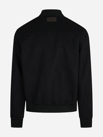 Bomber Camden in misto lana nero - vista posteriore