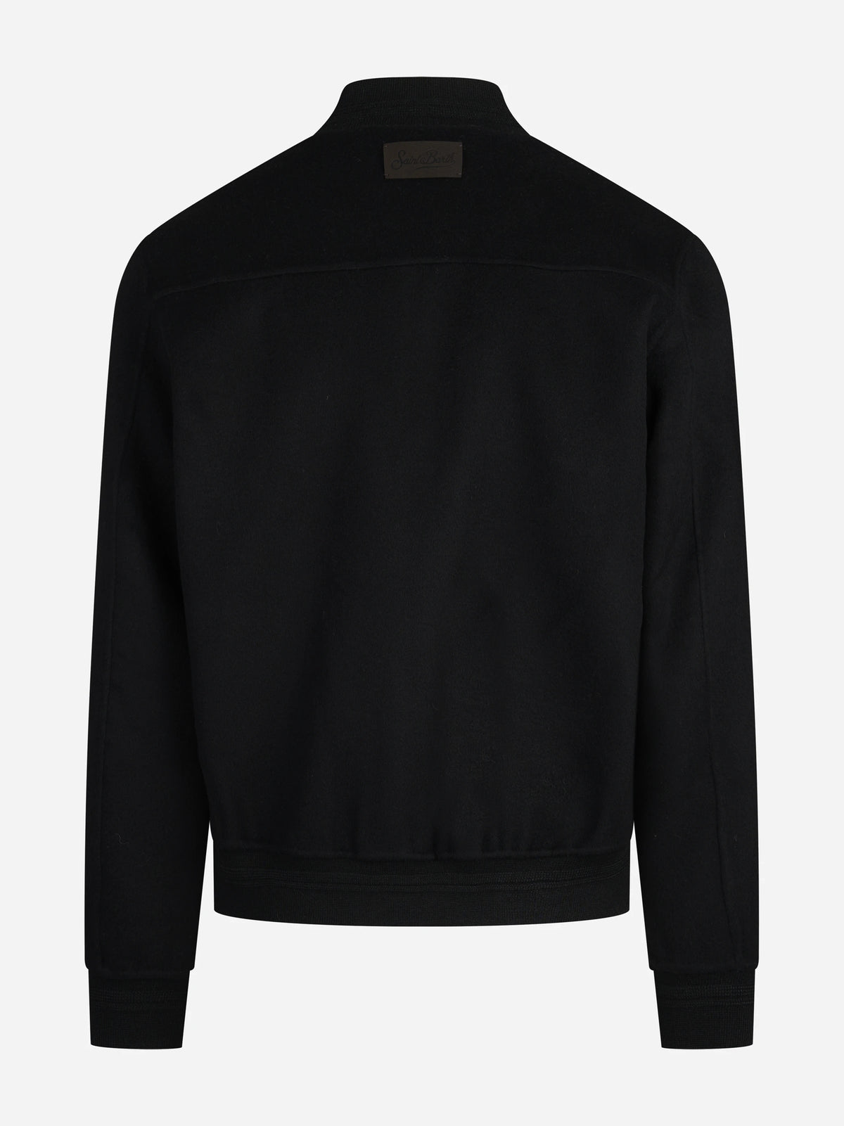 Bomber Camden in misto lana nero - vista posteriore