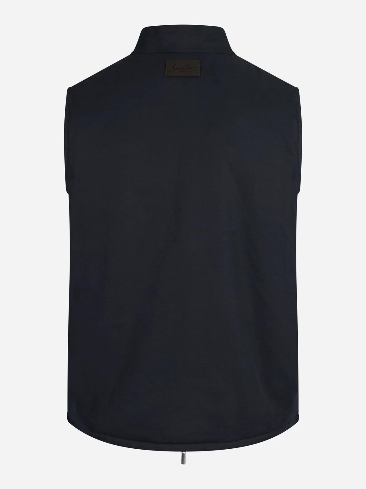 Gilet Edgar cerato con interno teddy blu - vista posteriore