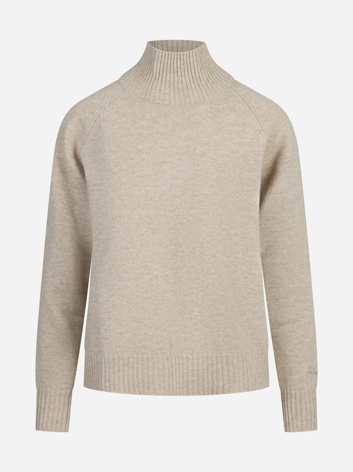 Maglia Flanny Wool in lana beige MC2 SAINT BARTH - vista frontale