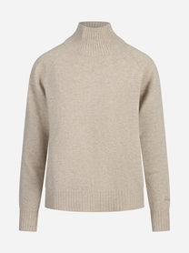 Maglia Flanny Wool in lana beige MC2 SAINT BARTH - vista frontale