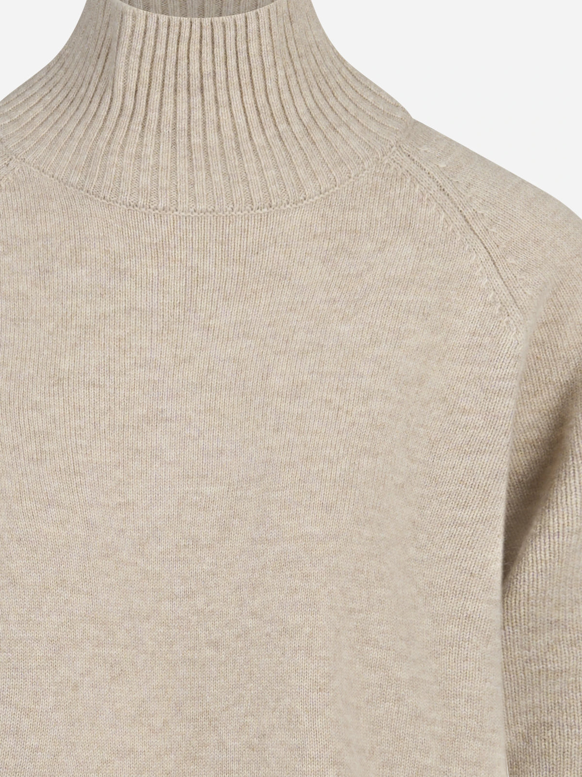 Maglia Flanny Wool in lana beige MC2 SAINT BARTH - dettaglio