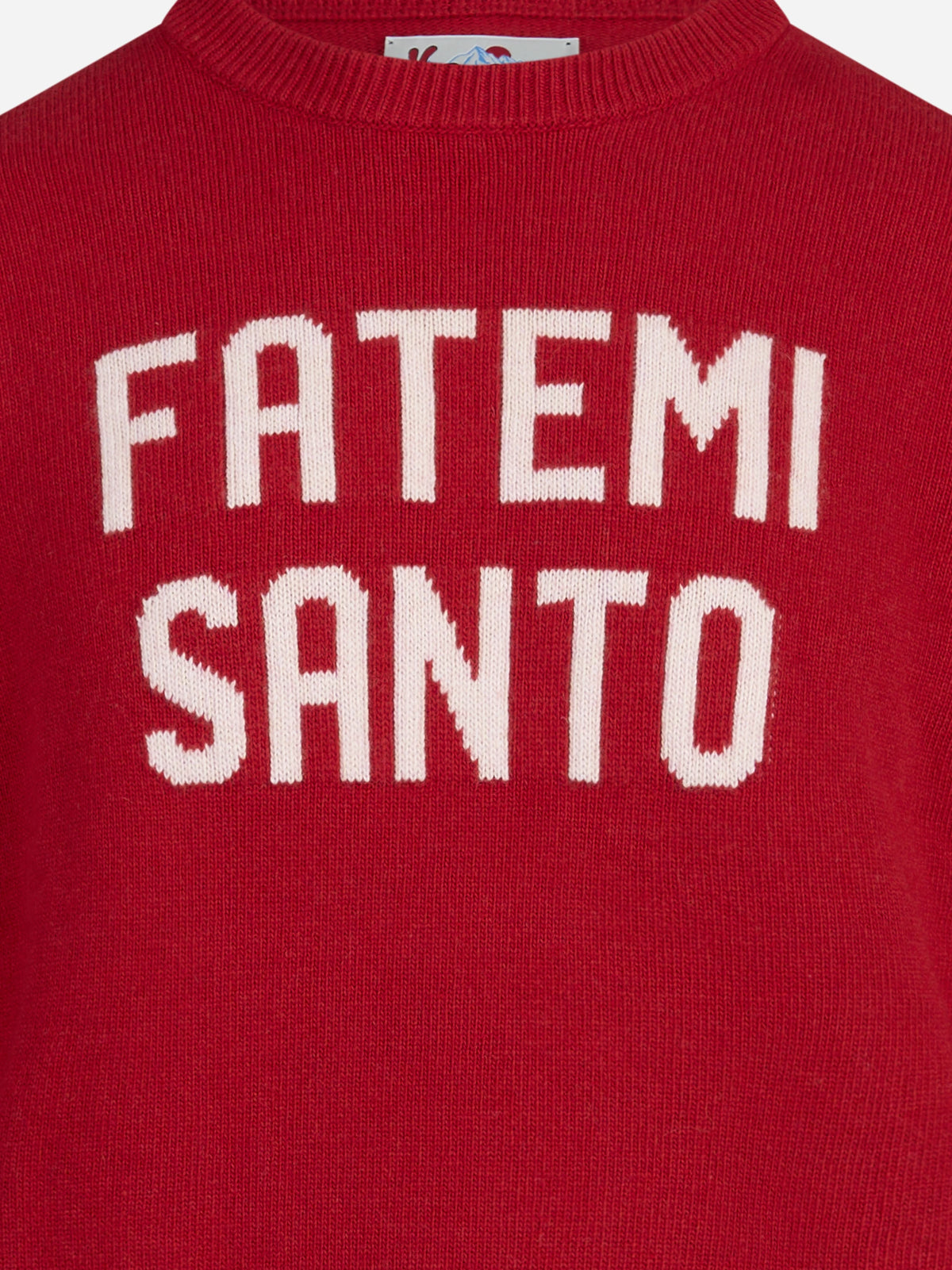 Maglia Heron Fatemi Santo rossa - dettaglio del prodotto