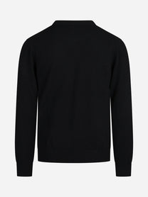 Maglia Heron Light con ricamo nera - vista posteriore