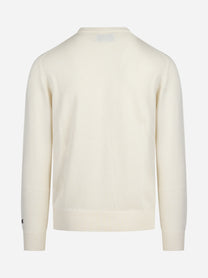 Maglia Heron con ricamo New Man bianco - vista posteriore