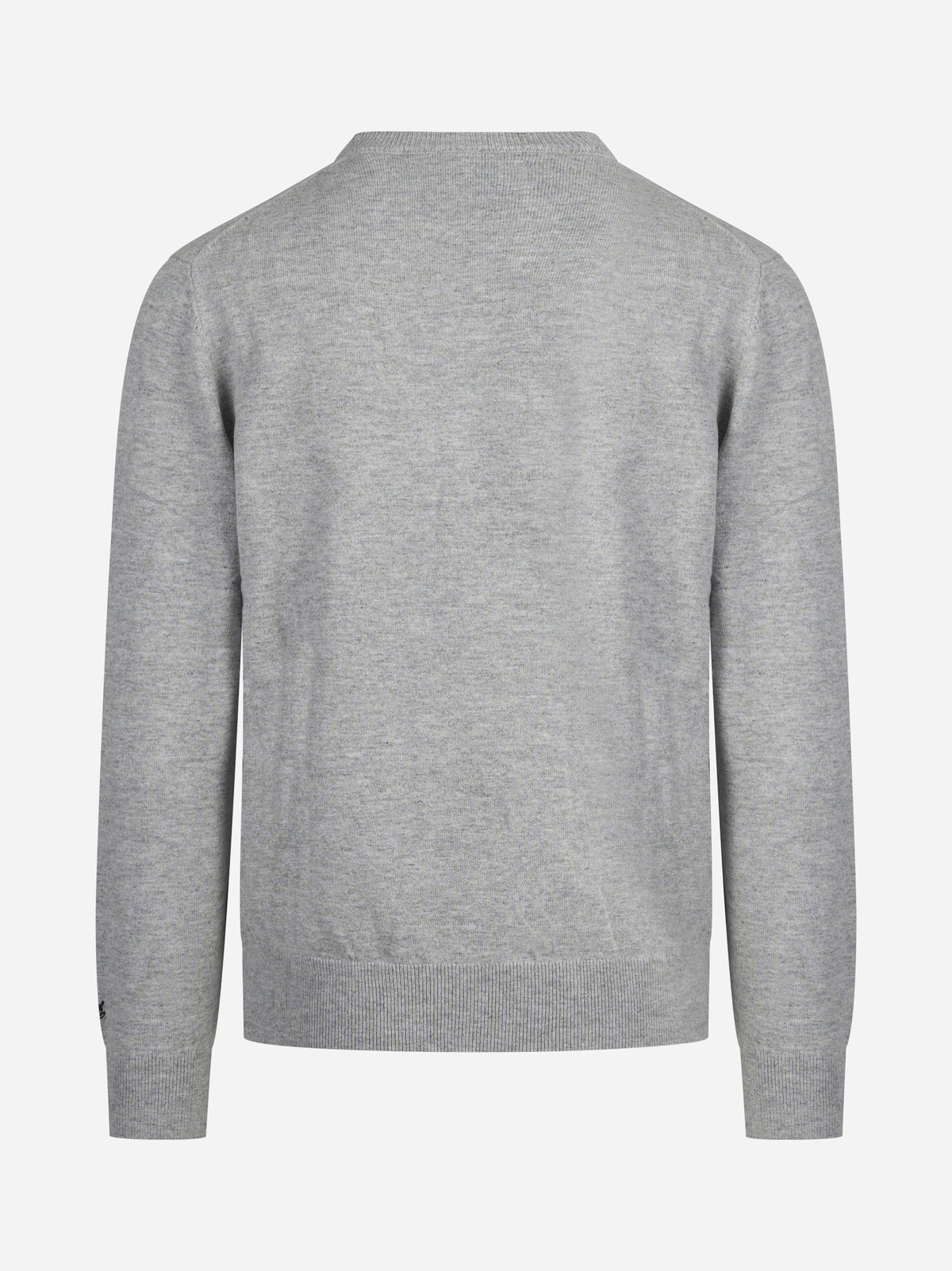 Maglia Heron con ricamo Good Vibes grigio - vista posteriore