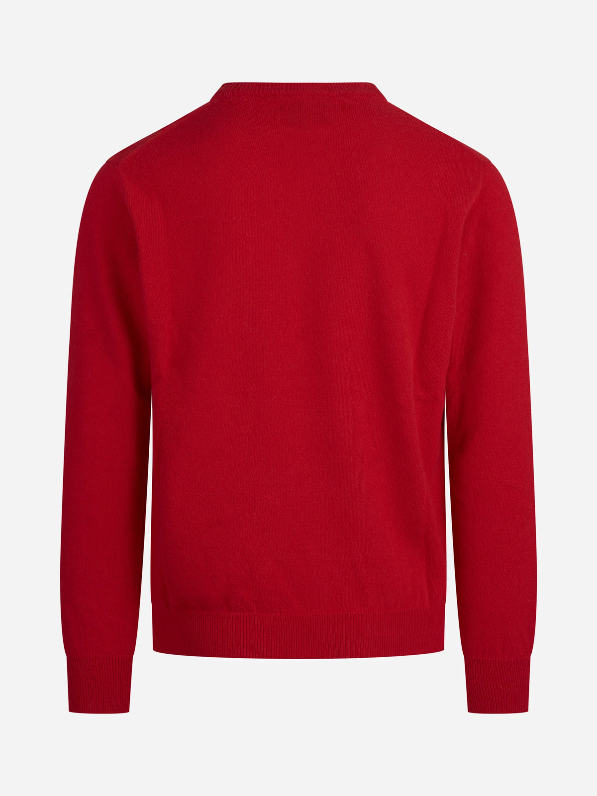 Maglia Heron con ricamo natalizio rossa - vista posteriore