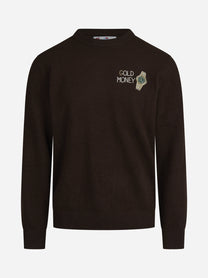 Maglia Heron Light Gold Money marrone - vista frontale