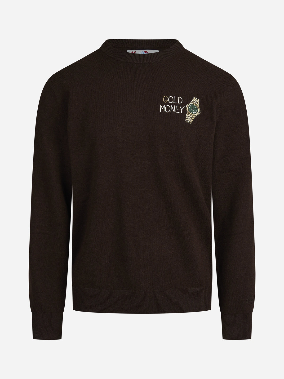 Maglia Heron Light Gold Money marrone - vista frontale