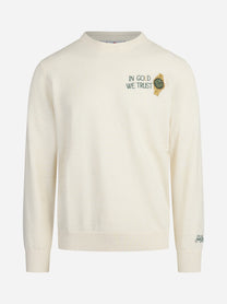 Maglia Heron Light In Gold We Trust bianca - vista frontale