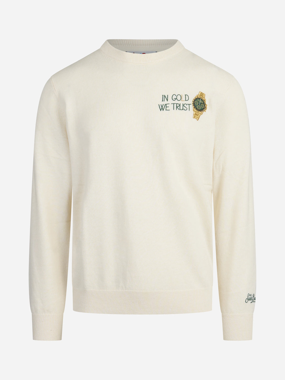 Maglia Heron Light In Gold We Trust bianca - vista frontale