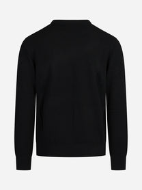 Maglia Heron con ricamo nera - vista posteriore