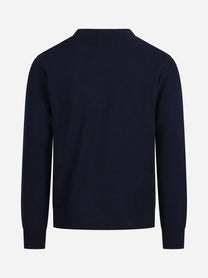 Maglia Heron con ricamo blu - vista posteriore