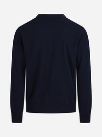 Maglia Heron Light con ricamo blu - vista posteriore