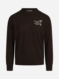 Maglia Heron Light Espresso Martini marrone - vista frontale