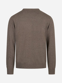 Maglia Heron Light con ricamo marrone - vista posteriore