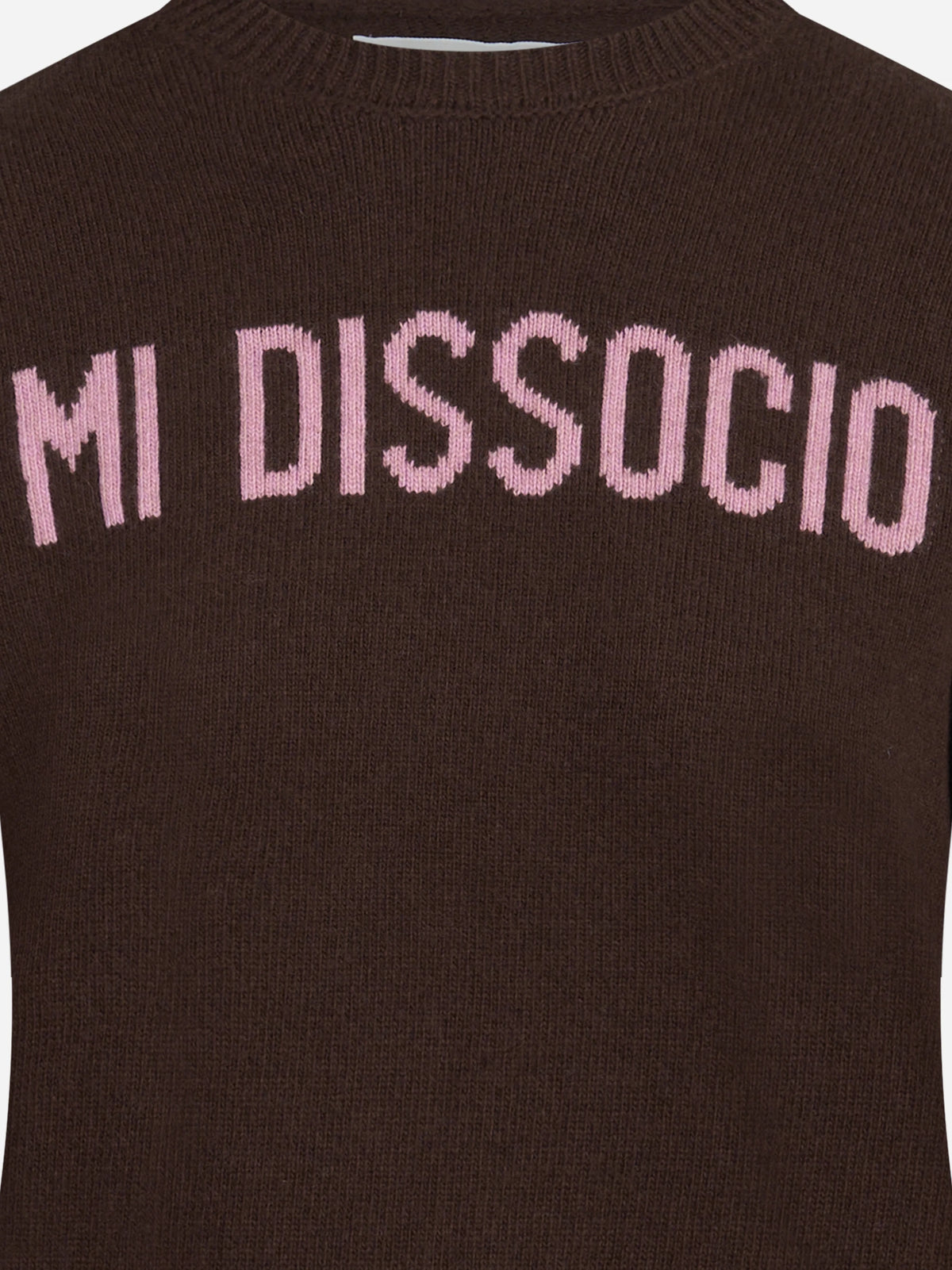Maglia New Queen Mi Dissocio marrone - dettaglio del prodotto