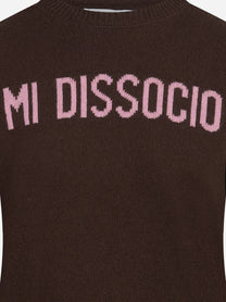 Maglia New Queen Mi Dissocio marrone - dettaglio del prodotto