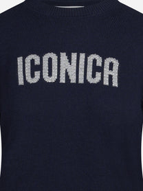 Maglia New Queen Iconica blu - dettaglio del prodotto