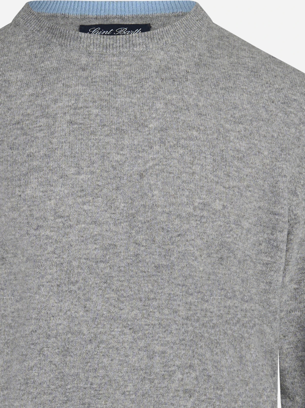 Maglia Regent in cashmere grigio - dettaglio del prodotto