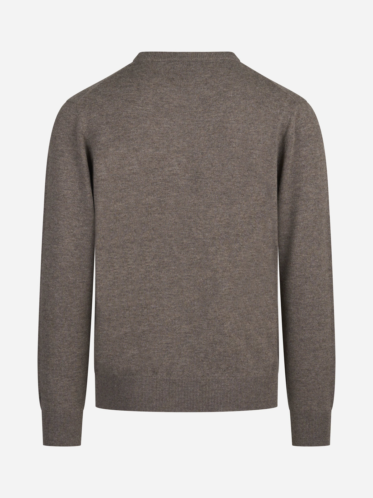 Maglia Regent in lana e cashmere marrone - vista posteriore