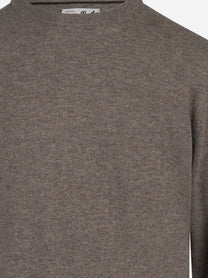 Maglia Regent in lana e cashmere marrone - dettaglio del prodotto