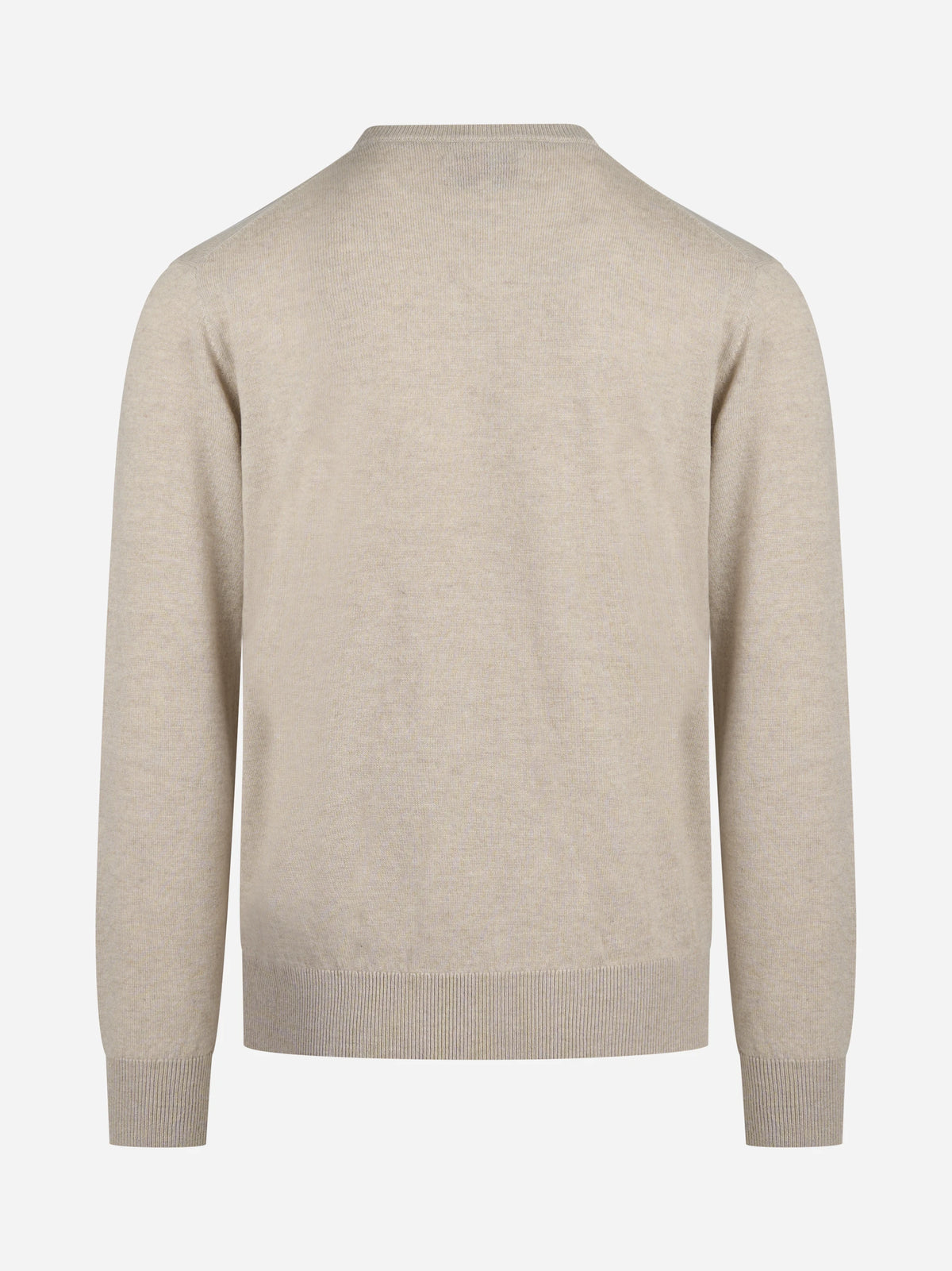 Maglia Regent in lana e cashmere beige - vista posteriore