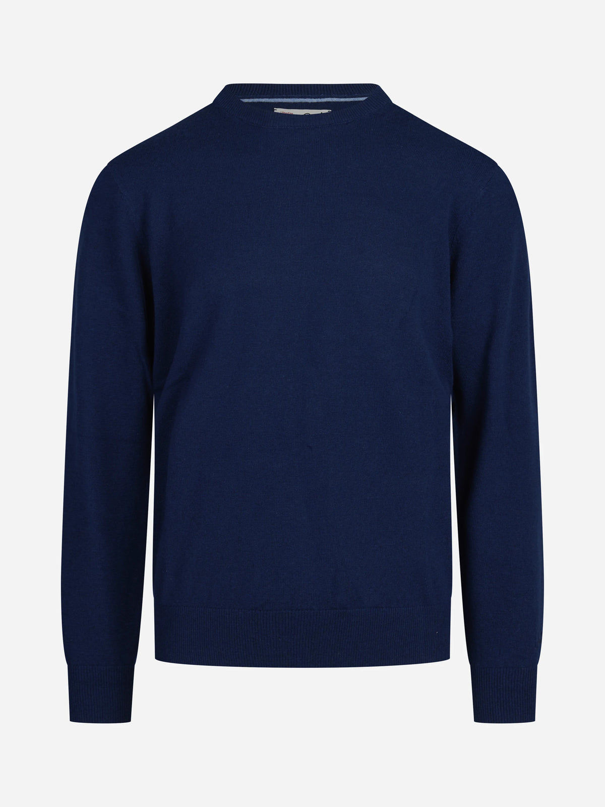 Maglia Regent in lana e cashmere blu - vista frontale