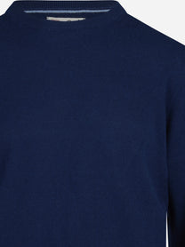 Maglia Regent in lana e cashmere blu - dettaglio del prodotto
